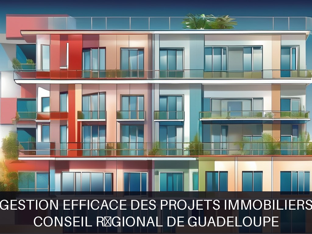 Illustration pour Conseil Régional de Guadeloupe: Gestion efficace des projets immobiliers