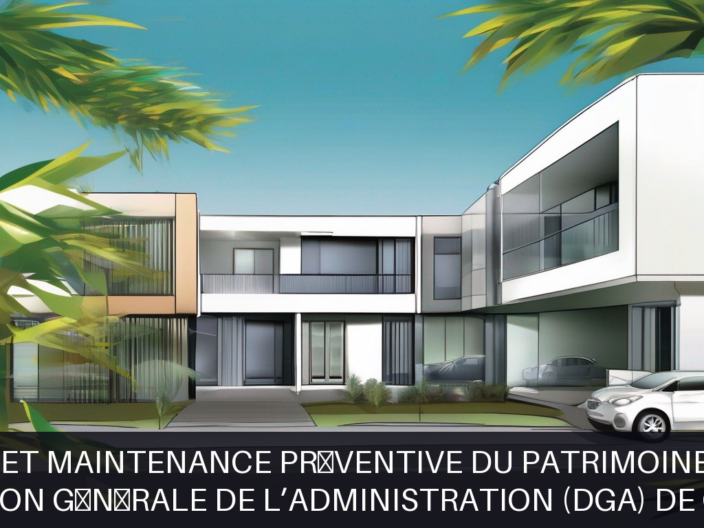 Illustration pour Direction Générale de l’Administration (DGA) de Guyane: Diagnostic et maintenance préventive du patrimoine immobilier