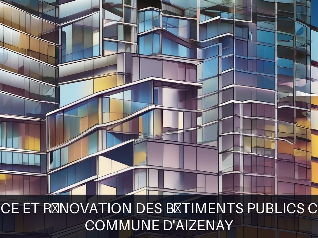 Illustration pour Commune d'Aizenay: Maintenance et rénovation des bâtiments publics communaux