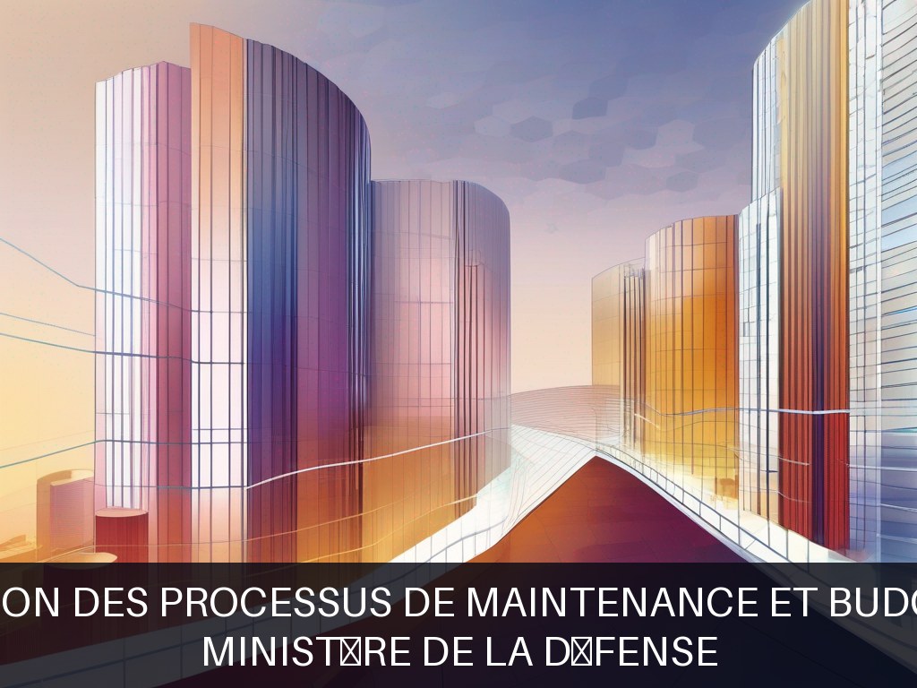 Illustration pour Ministère de la Défense: Optimisation des processus de maintenance et budgétisation (Potentiel à Court Terme)