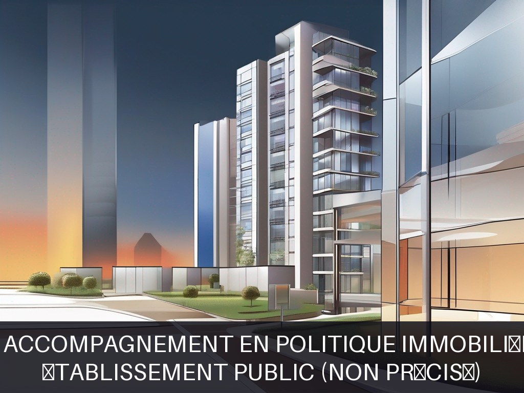Illustration pour Établissement public (non précisé): Conseil et accompagnement en politique immobilière durable