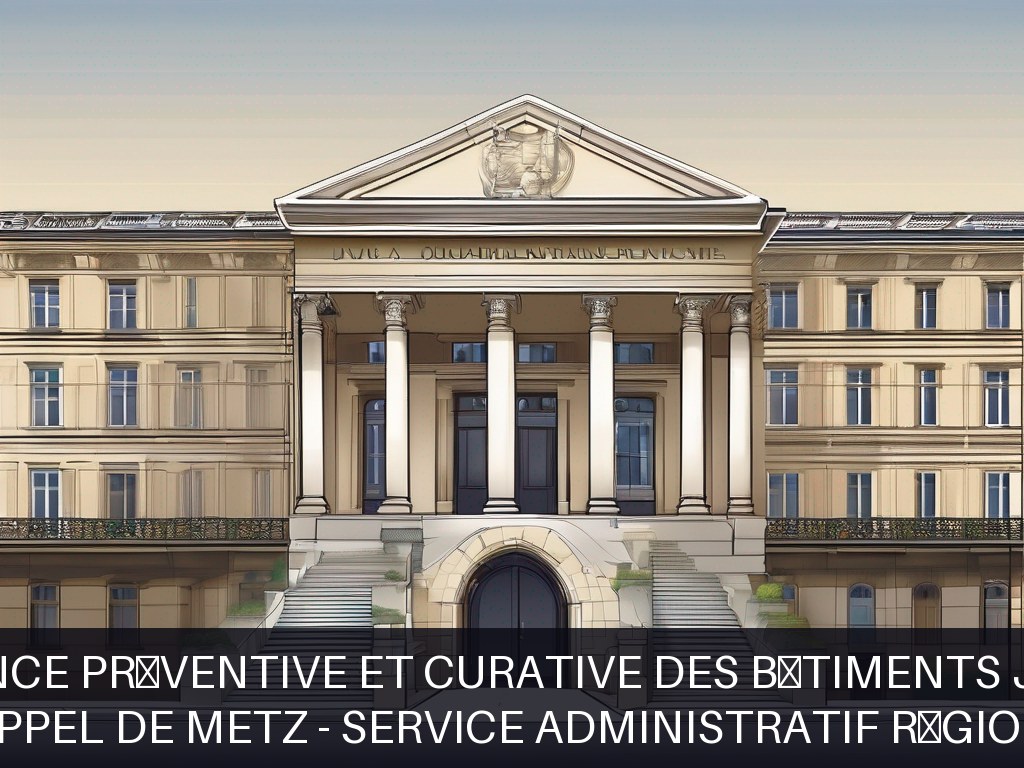 Illustration pour Cour d'appel de Metz - Service Administratif Régional (SAR): Maintenance préventive et curative des bâtiments judiciaires