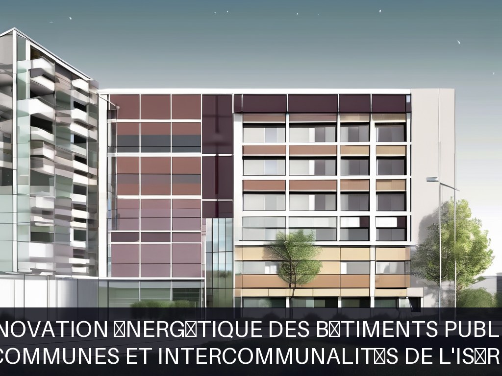 Illustration pour Communes et intercommunalités de l'Isère: Rénovation énergétique des bâtiments publics