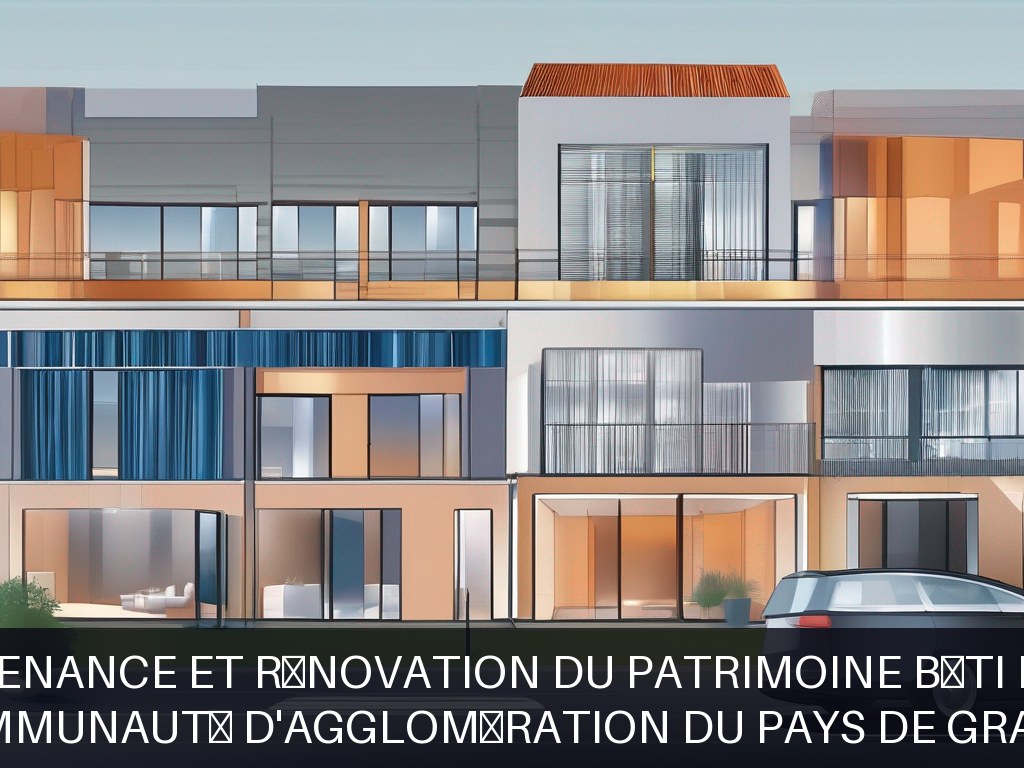 Illustration pour Communauté d'Agglomération du Pays de Grasse: Maintenance et rénovation du patrimoine bâti public