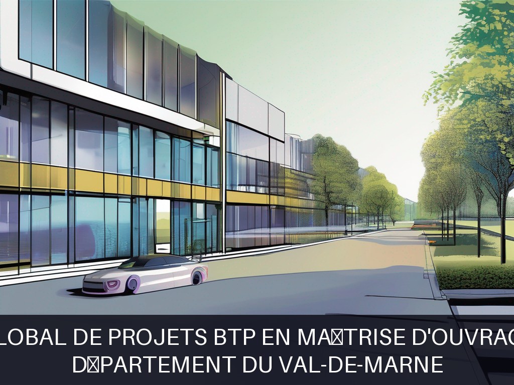 Illustration pour Département du Val-de-Marne: Pilotage global de projets BTP en maîtrise d'ouvrage publique