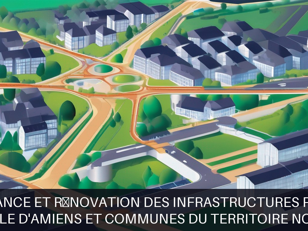 Illustration pour Ville d'Amiens et communes du territoire Nord: Maintenance et rénovation des infrastructures publiques
