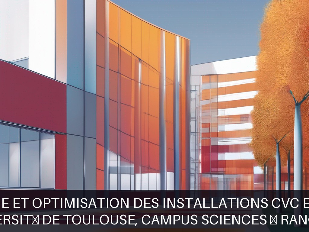 Illustration pour Université de Toulouse, Campus Sciences à Rangueil: Maintenance et optimisation des installations CVC et plomberie