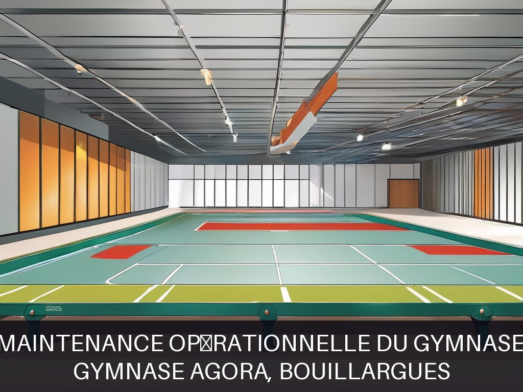 Illustration pour Gymnase AGORA, Bouillargues: Gestion et maintenance opérationnelle du gymnase communal