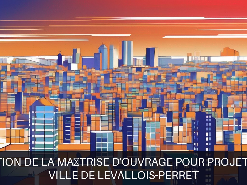 Illustration pour Ville de Levallois-Perret: Optimisation de la Maîtrise d'Ouvrage pour Projets Urbains (Potentiel à Court Terme)
