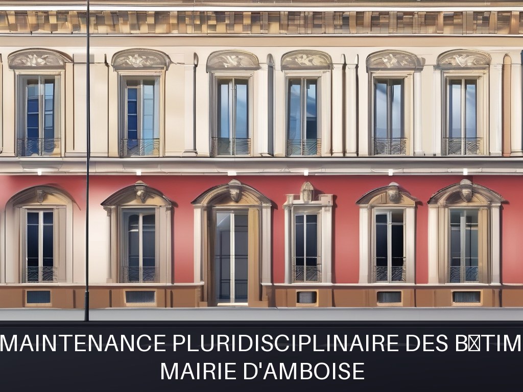 Illustration pour Mairie d'Amboise: Coordination et maintenance pluridisciplinaire des bâtiments communaux