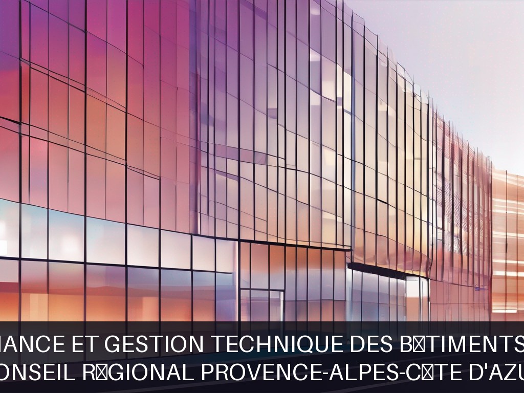 Illustration pour Conseil Régional Provence-Alpes-Côte d'Azur: Maintenance et gestion technique des bâtiments publics