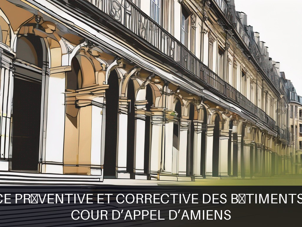 Illustration pour Cour d’appel d’Amiens: Maintenance préventive et corrective des bâtiments judiciaires