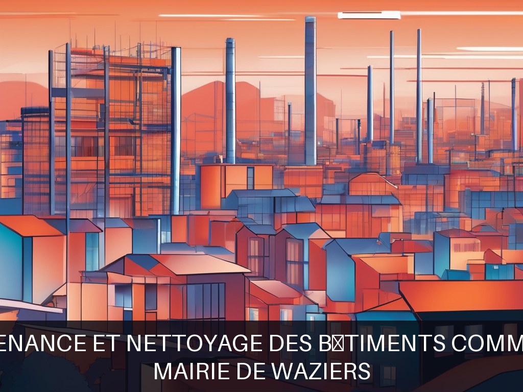 Illustration pour Mairie de Waziers: Maintenance et nettoyage des bâtiments communaux