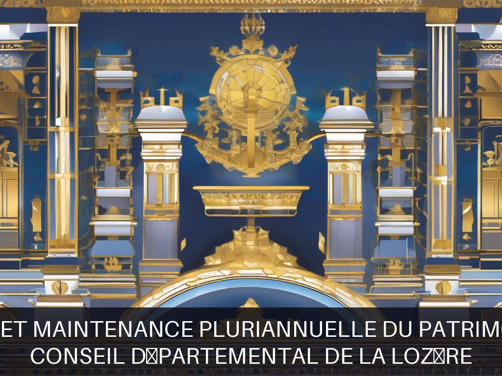 Illustration pour Conseil Départemental de la Lozère: Gestion et maintenance pluriannuelle du patrimoine bâti