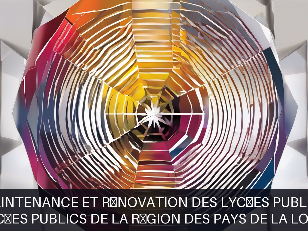 Illustration pour Lycées publics de la Région des Pays de la Loire: Maintenance et rénovation des lycées publics