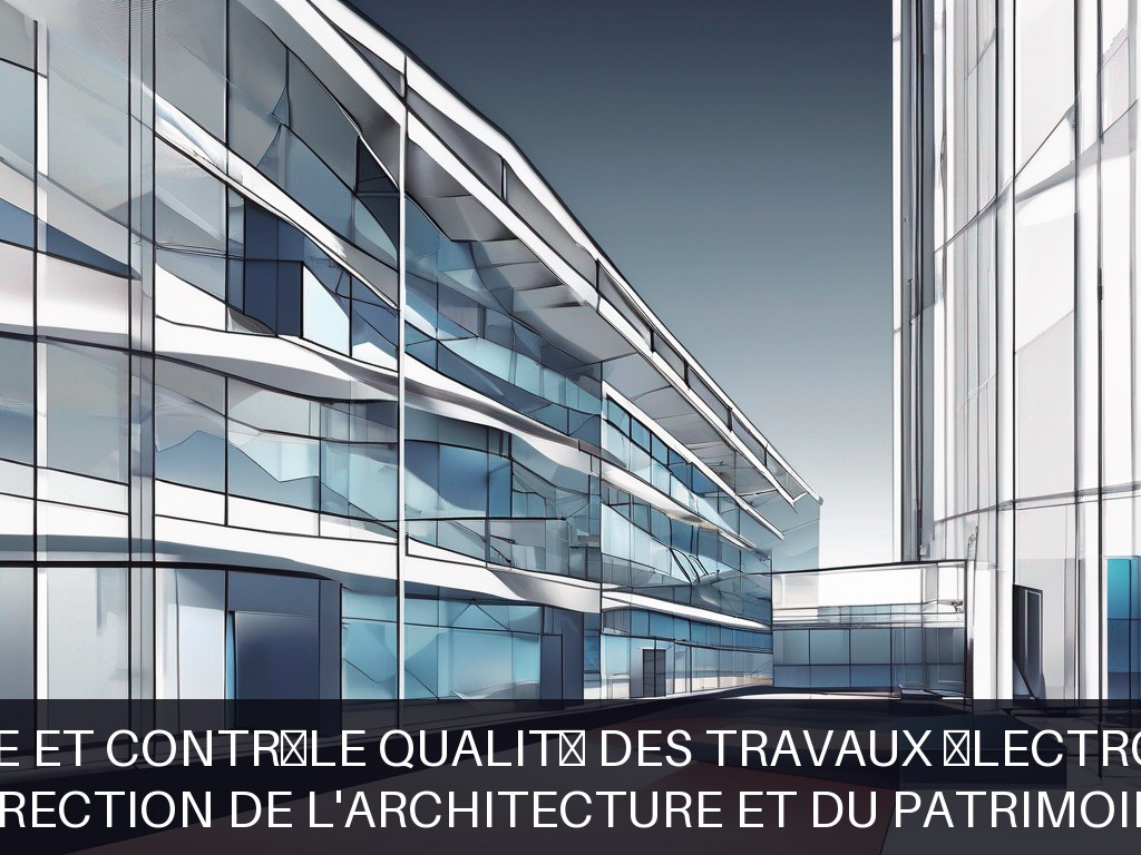 Illustration pour Direction de l'Architecture et du Patrimoine: Surveillance et contrôle qualité des travaux électromécaniques