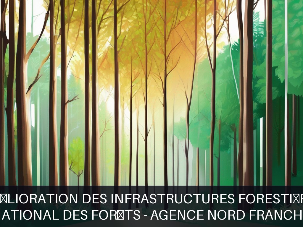 Illustration pour Office National des Forêts - Agence Nord Franche-Comté: Amélioration des infrastructures forestières