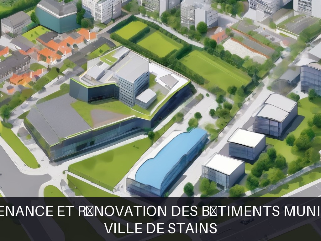 Illustration pour Ville de Stains: Maintenance et rénovation des bâtiments municipaux