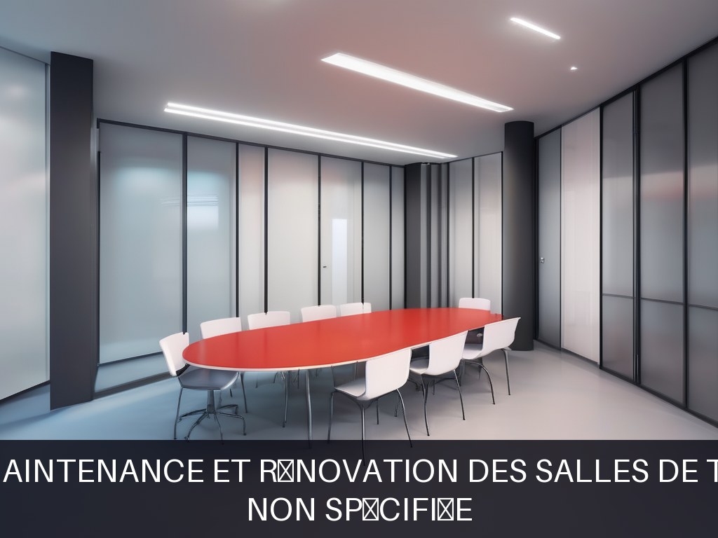 Illustration pour Non spécifiée: Maintenance et rénovation des salles de TP