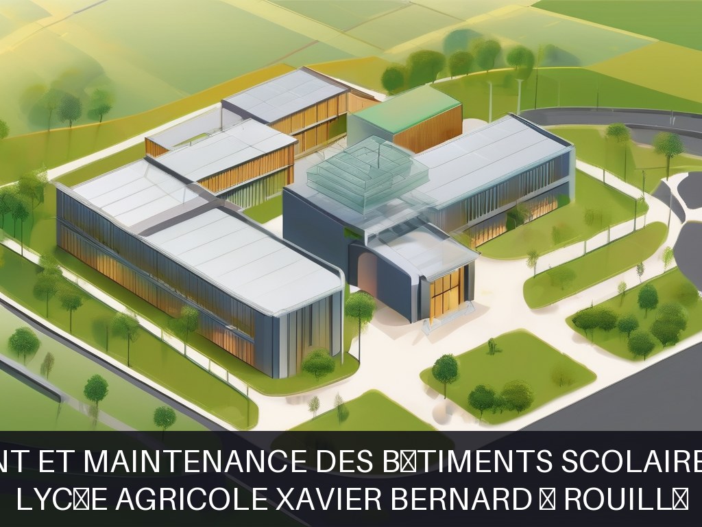Illustration pour Lycée Agricole Xavier Bernard à Rouillé: Encadrement et maintenance des bâtiments scolaires agricoles