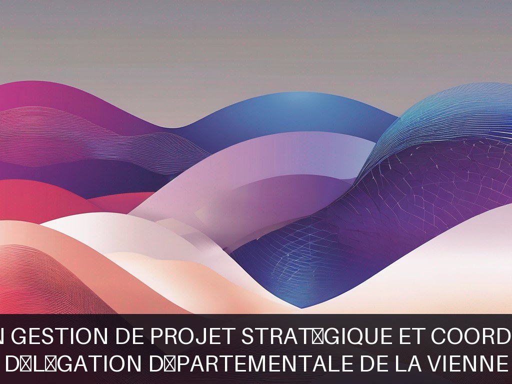 Illustration pour Délégation départementale de la Vienne: Accompagnement en gestion de projet stratégique et coordination territoriale