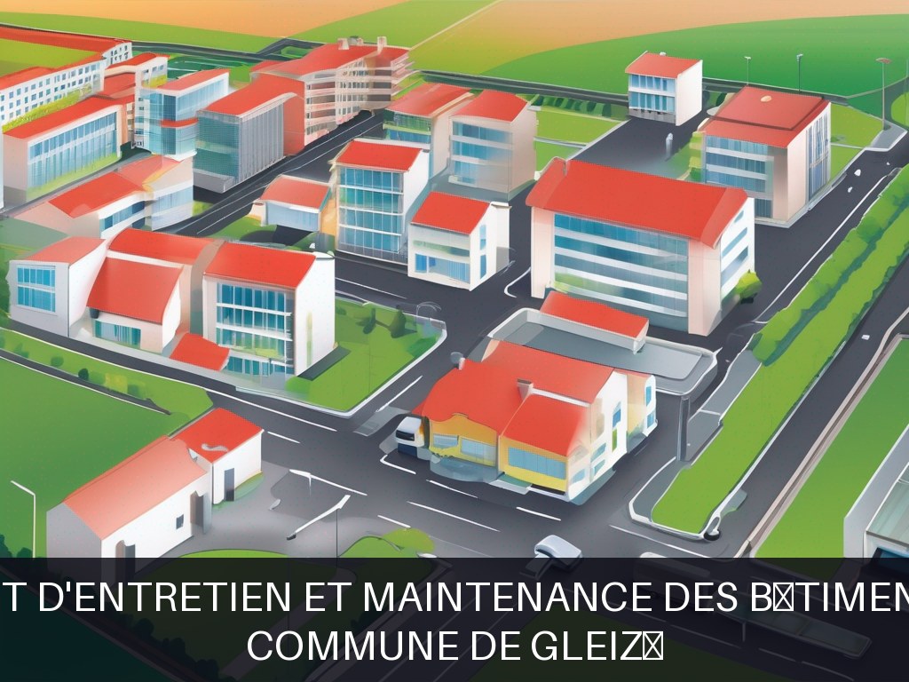 Illustration pour Commune de Gleizé: Service complet d'entretien et maintenance des bâtiments communaux