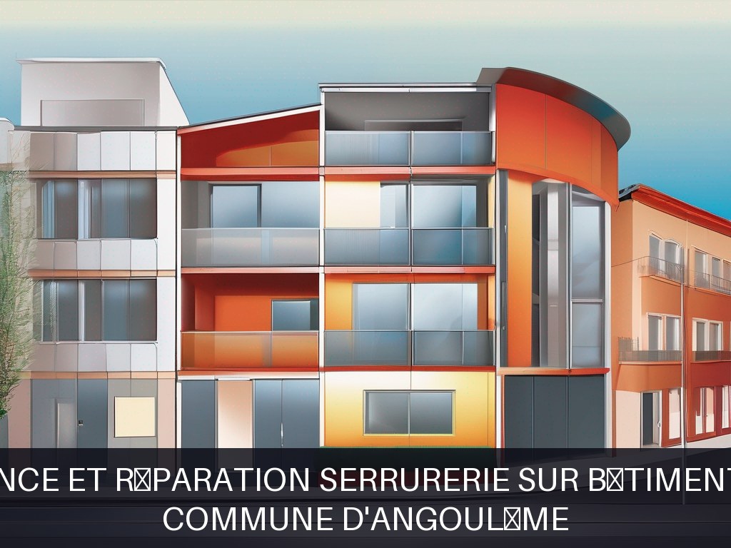 Illustration pour Commune d'Angoulême: Maintenance et réparation serrurerie sur bâtiments publics