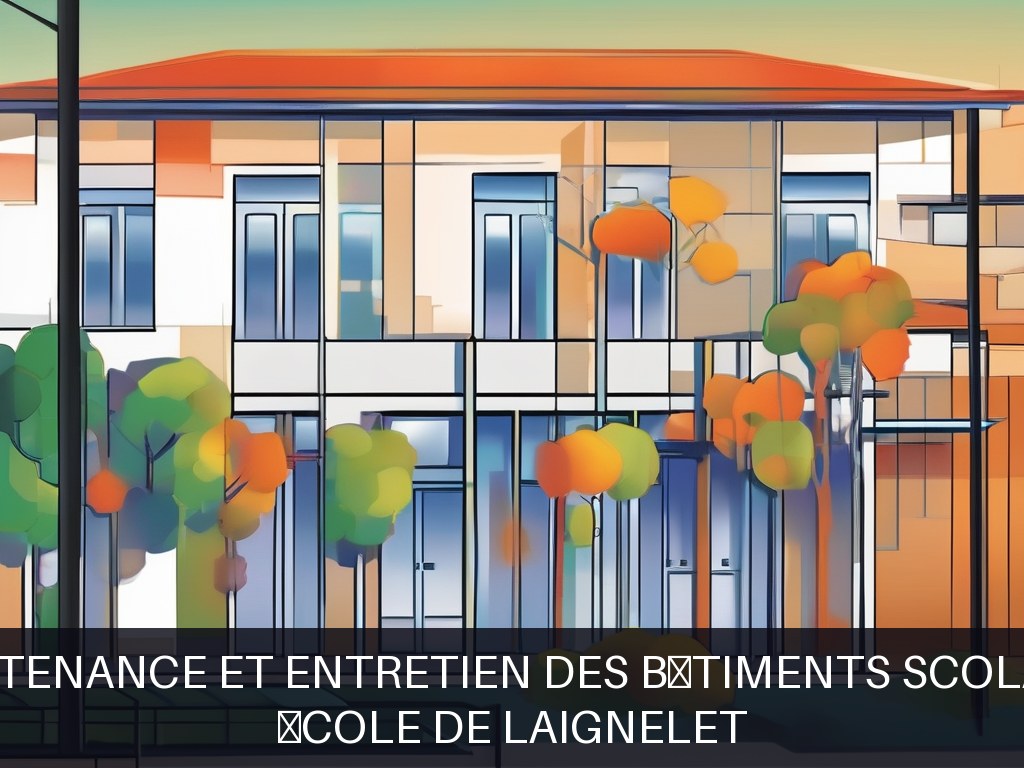 Illustration pour École de Laignelet: Maintenance et entretien des bâtiments scolaires