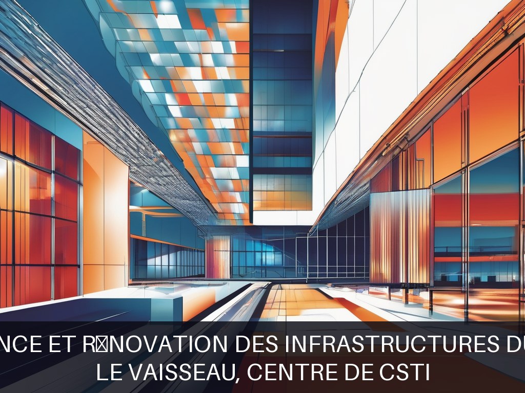 Illustration pour Le Vaisseau, centre de CSTI: Maintenance et rénovation des infrastructures du Vaisseau