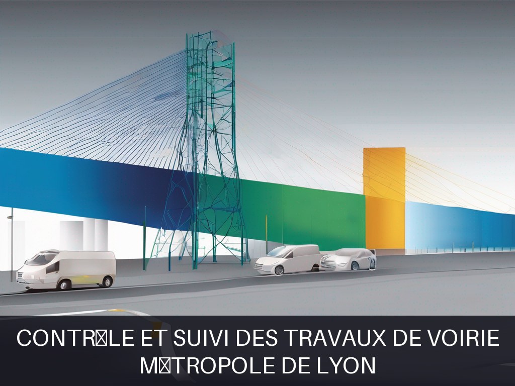 Illustration pour Métropole de Lyon: Contrôle et suivi des travaux de voirie