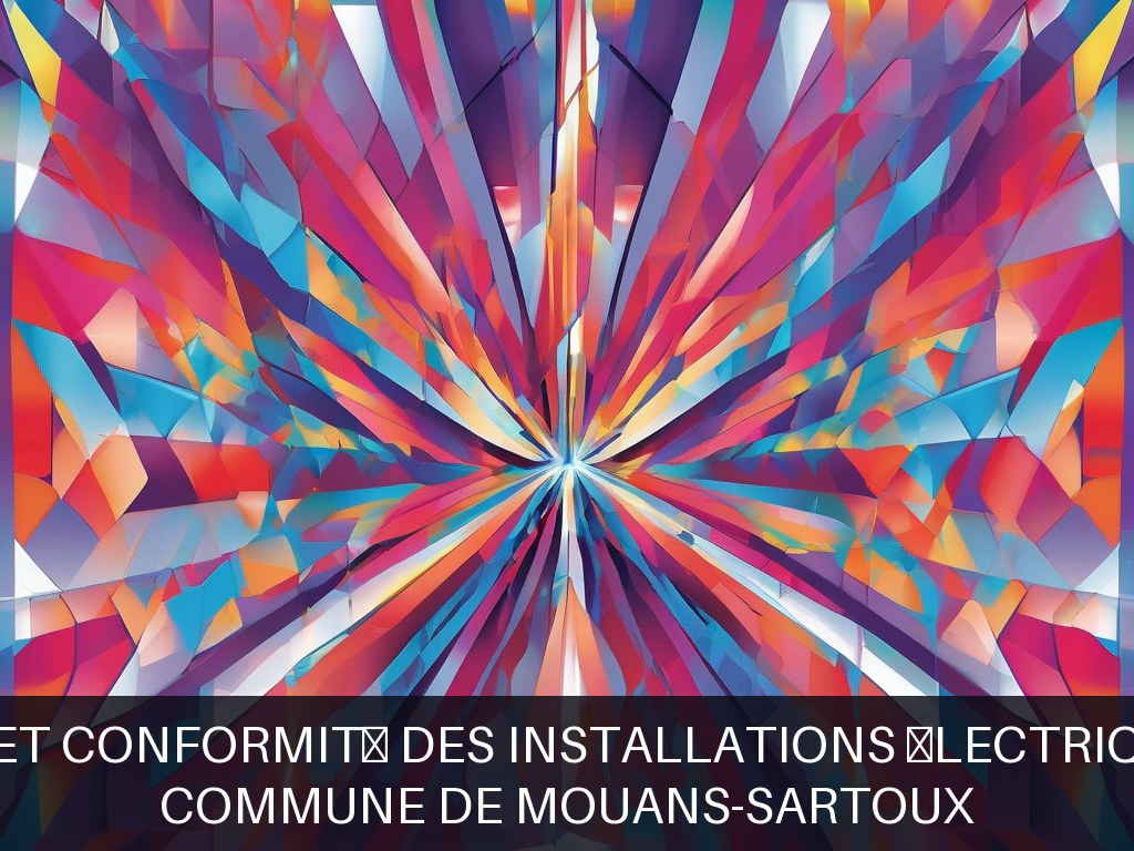 Illustration pour Commune de Mouans-Sartoux: Maintenance et conformité des installations électriques publiques