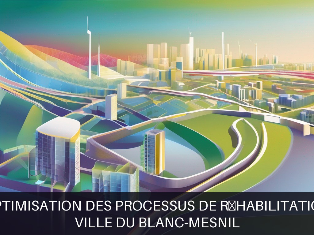Illustration pour Ville du Blanc-Mesnil: Optimisation des processus de réhabilitation