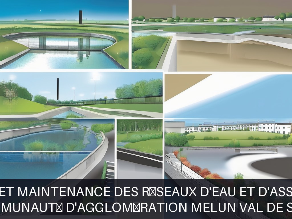 Illustration pour Communauté d'Agglomération Melun Val de Seine: Rénovation et maintenance des réseaux d'eau et d'assainissement
