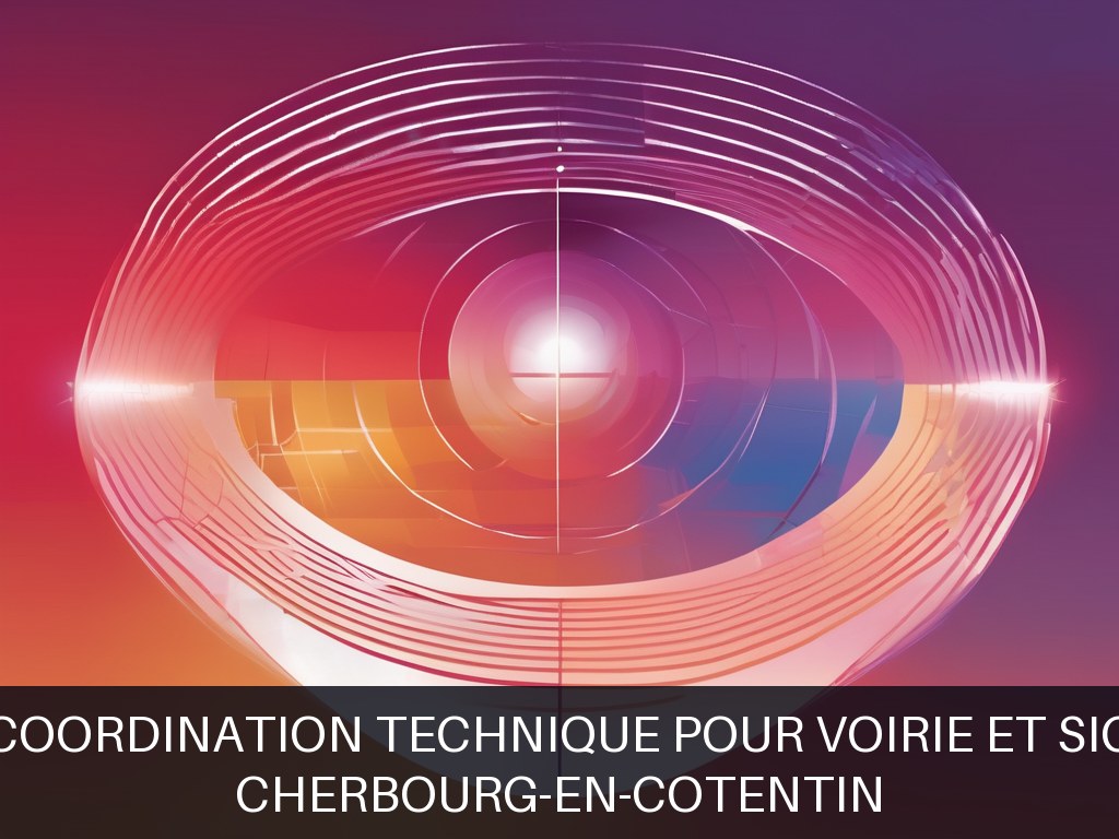 Illustration pour Cherbourg-en-Cotentin: Conseil et coordination technique pour voirie et signalisation