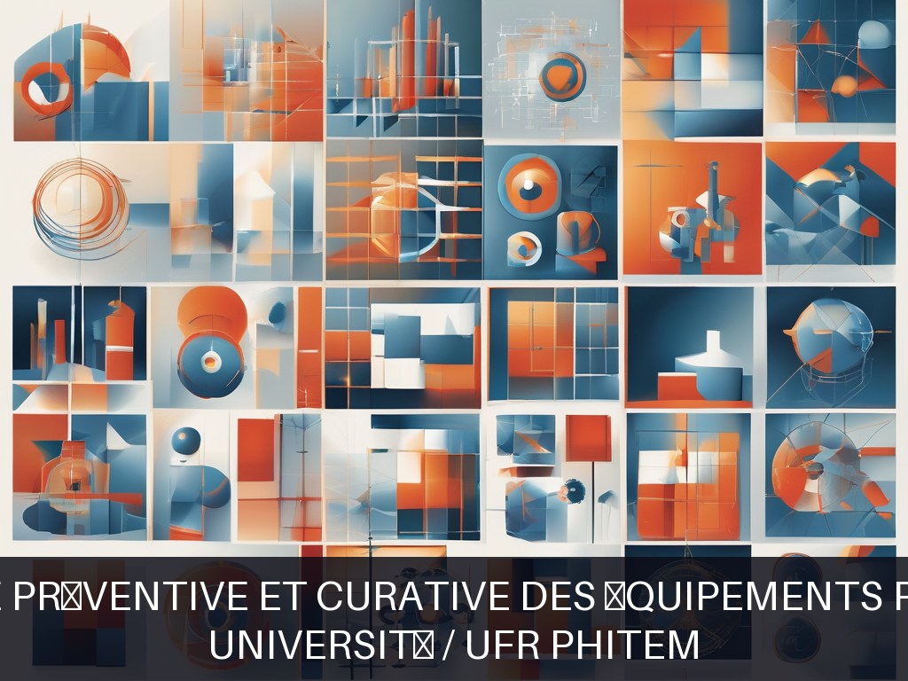 Illustration pour Université / UFR PhITEM: Maintenance préventive et curative des équipements pédagogiques
