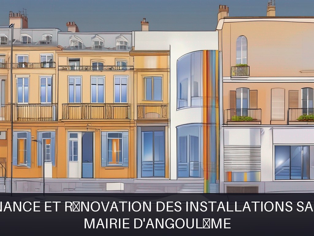 Illustration pour Mairie d'Angoulême: Maintenance et rénovation des installations sanitaires
