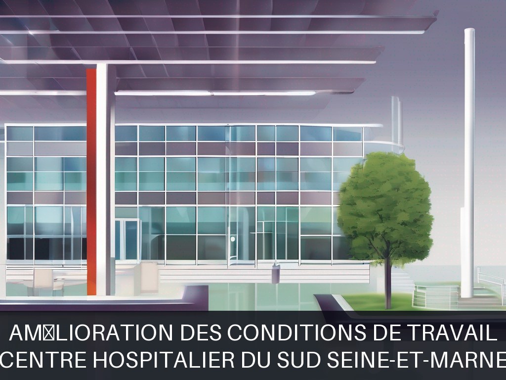 Illustration pour Centre hospitalier du Sud Seine-et-Marne: Amélioration des conditions de travail