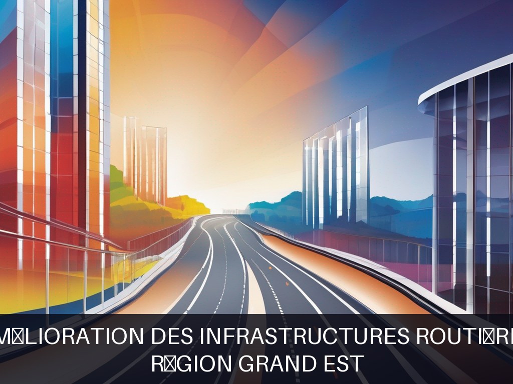 Illustration pour Région Grand Est: Amélioration des infrastructures routières