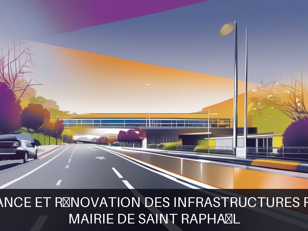Illustration pour Mairie de Saint Raphaël: Maintenance et rénovation des infrastructures routières