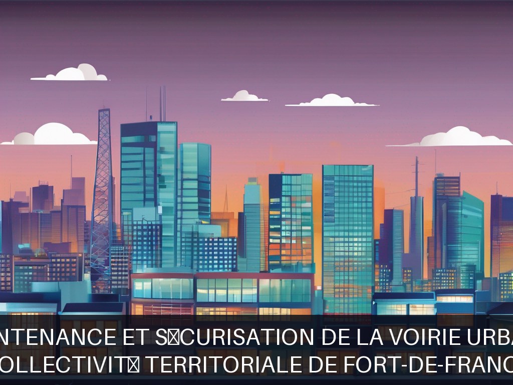 Illustration pour Collectivité territoriale de Fort-de-France: Maintenance et sécurisation de la voirie urbaine