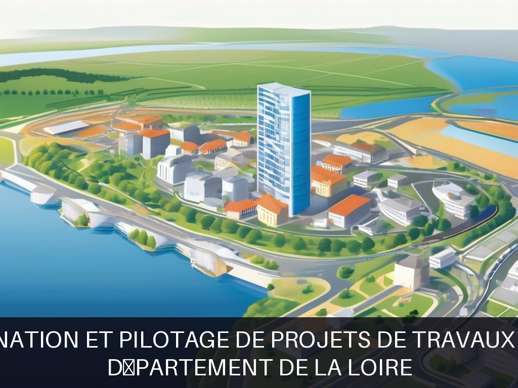 Illustration pour Département de la Loire: Coordination et pilotage de projets de travaux publics