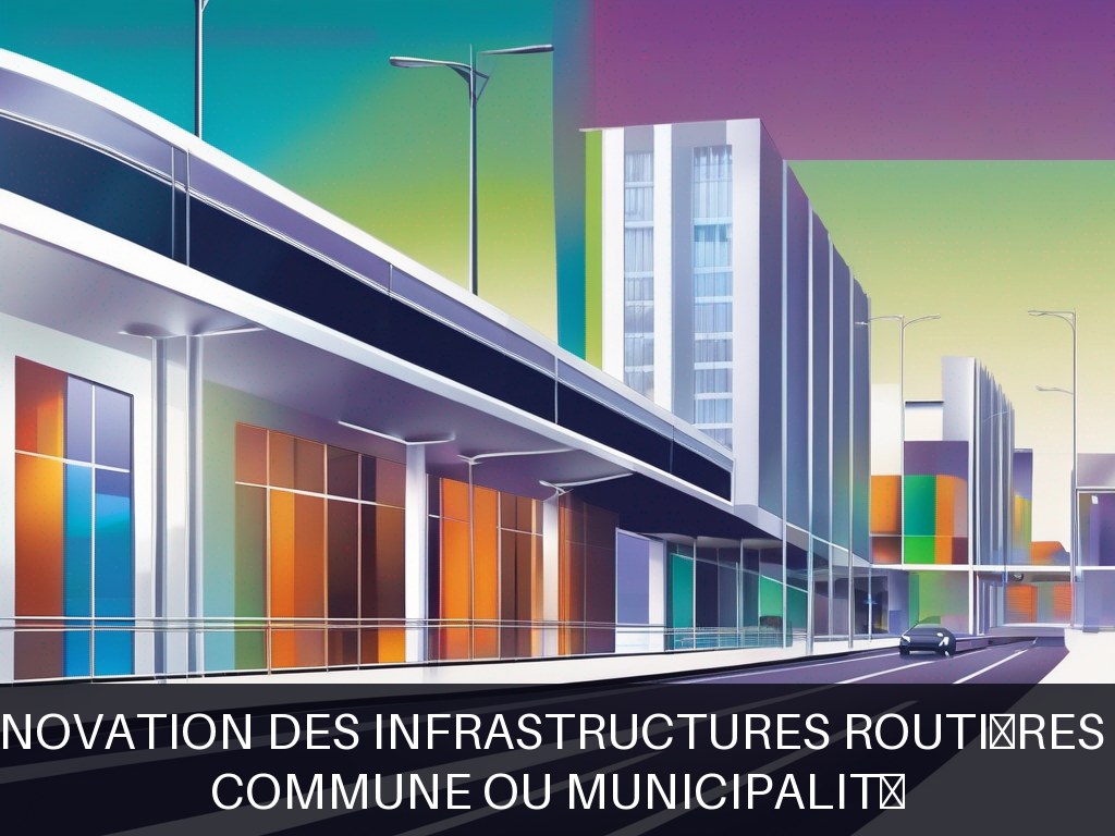 Illustration pour Commune ou Municipalité: Maintenance et rénovation des infrastructures routières et réseaux publics