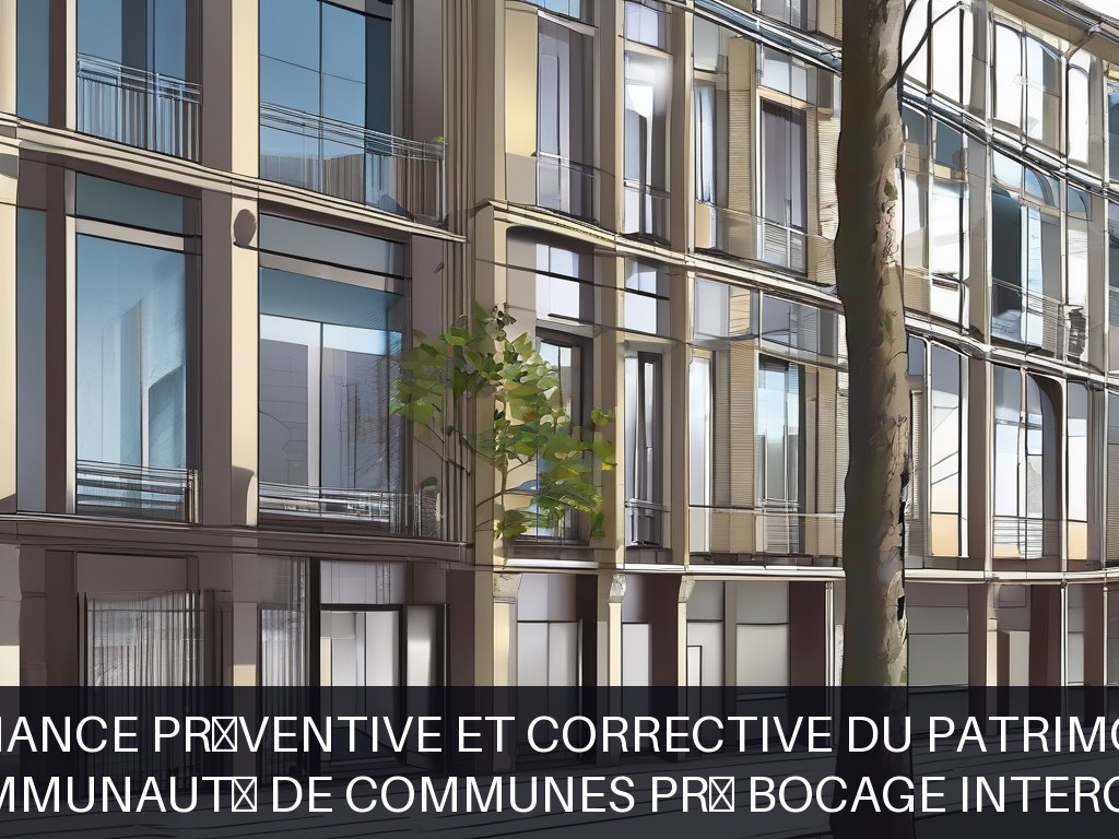 Illustration pour Communauté de Communes Pré Bocage Intercom: Maintenance préventive et corrective du patrimoine bâti