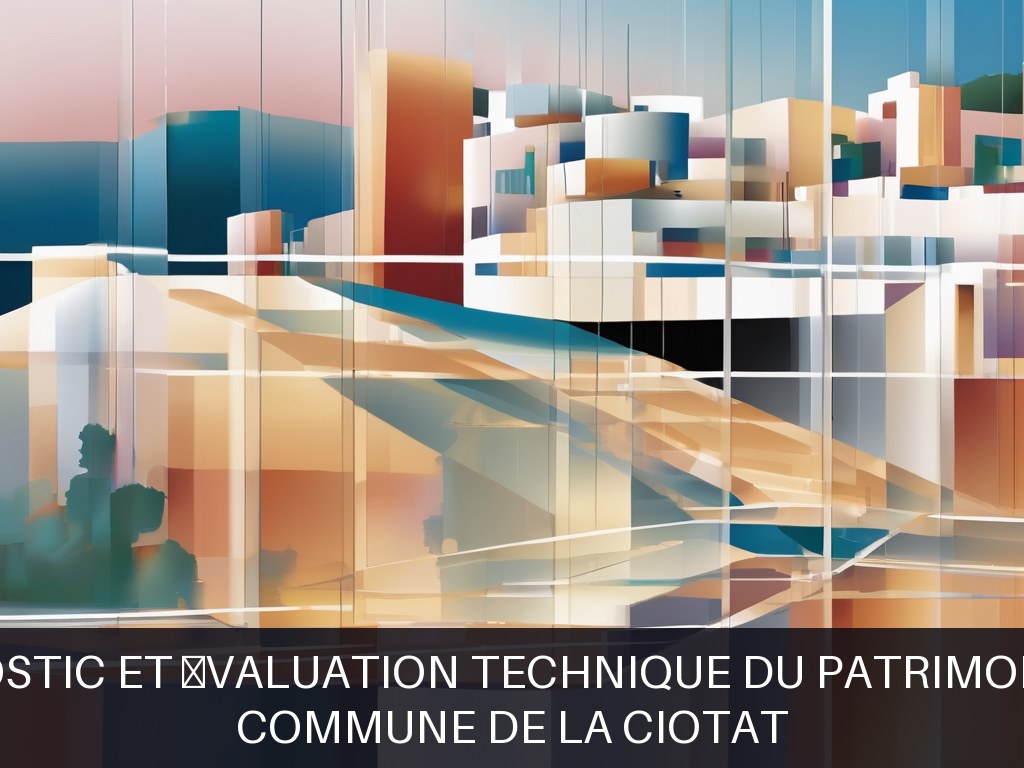 Illustration pour Commune de La Ciotat: Diagnostic et évaluation technique du patrimoine bâti (Potentiel à Court Terme)