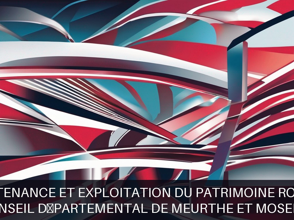 Illustration pour Conseil Départemental de Meurthe et Moselle: Maintenance et exploitation du patrimoine routier