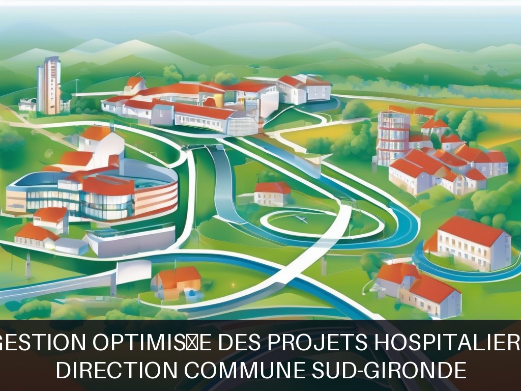 Illustration pour Direction commune Sud-Gironde: Gestion optimisée des projets hospitaliers
