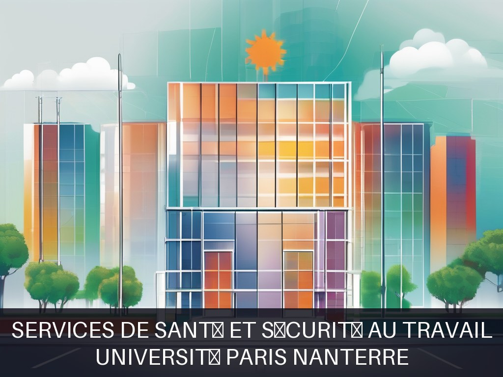 Illustration pour Université Paris Nanterre: Services de santé et sécurité au travail