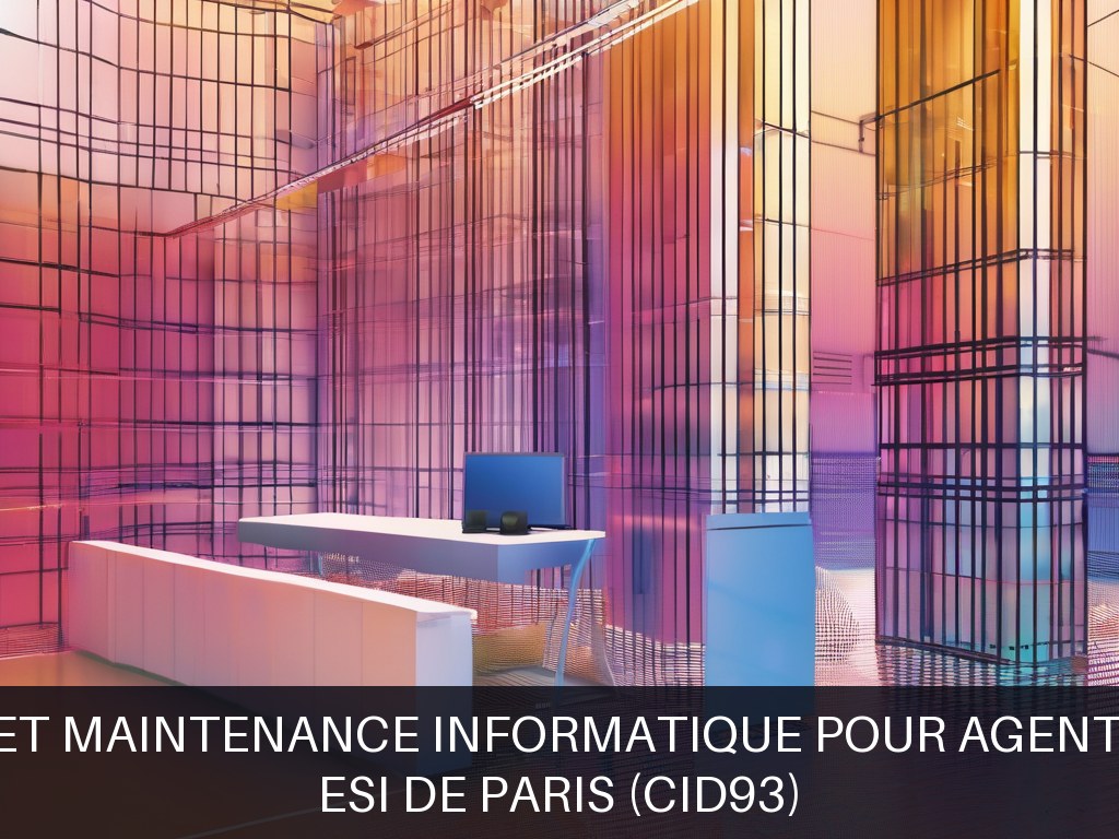 Illustration pour ESI de Paris (CID93): Support et maintenance informatique pour agents publics