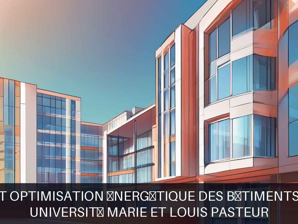 Illustration pour Université Marie et Louis Pasteur: Maintenance et optimisation énergétique des bâtiments universitaires
