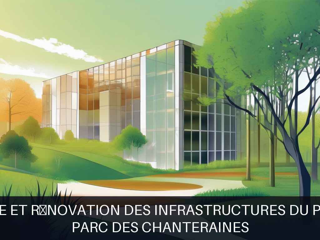 Illustration pour Parc des Chanteraines: Maintenance et rénovation des infrastructures du parc naturel